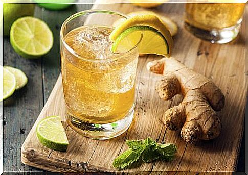 Drink and ginger - bad foot odor