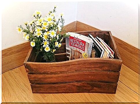 Recycling of wooden boxes