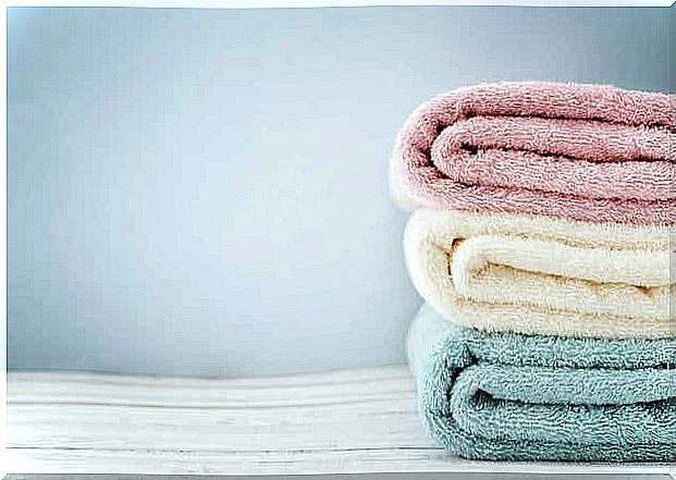 A stack of towels