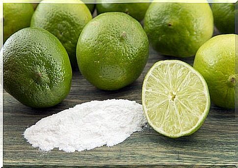 Natural deodorant rmed baking soda and lime