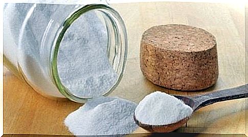 Baking soda in a jar