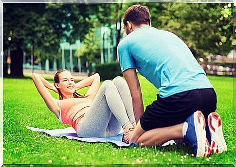 Woman exercising to maintain a healthy heart