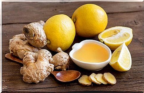 Lemon honey and ginger