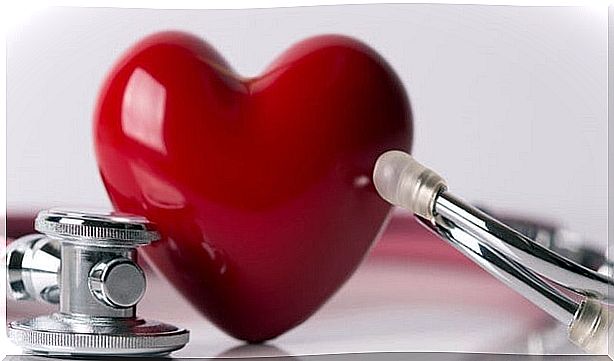 A heart and a stethoscope