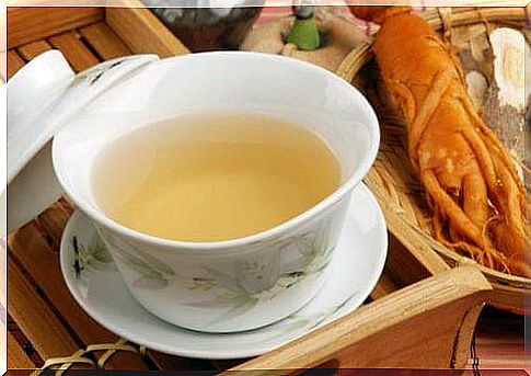 Tea with mandarin peel