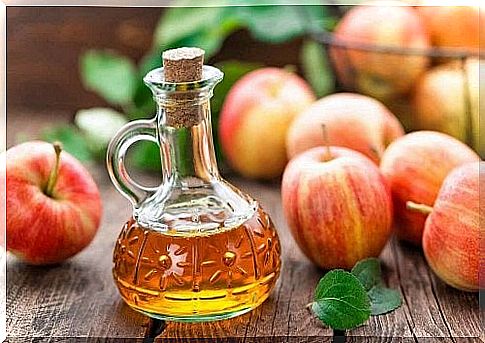 Natural compost - apple cider vinegar