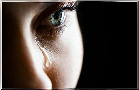 Woman crying