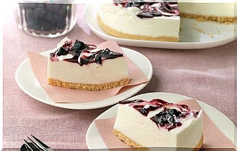 How to make cheesecake with blueberries