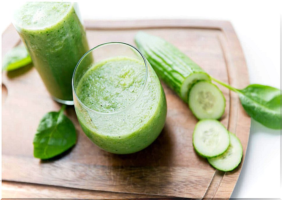 Cucumber juice.